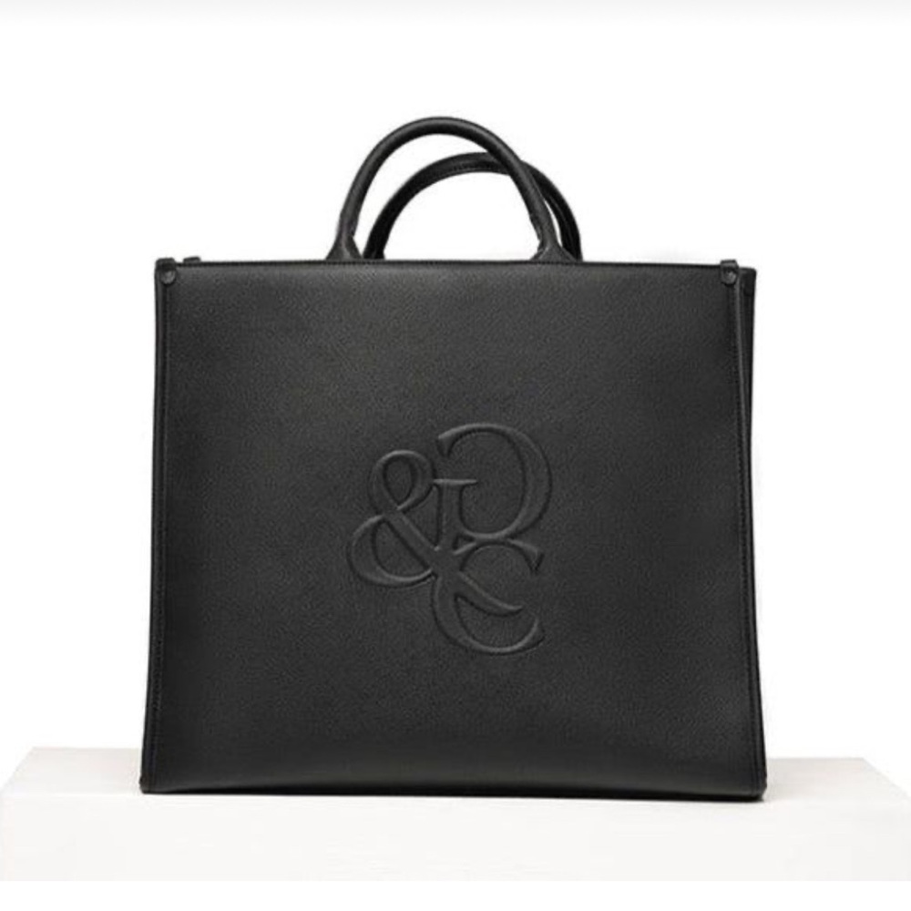 Elegant Black Tote Bag